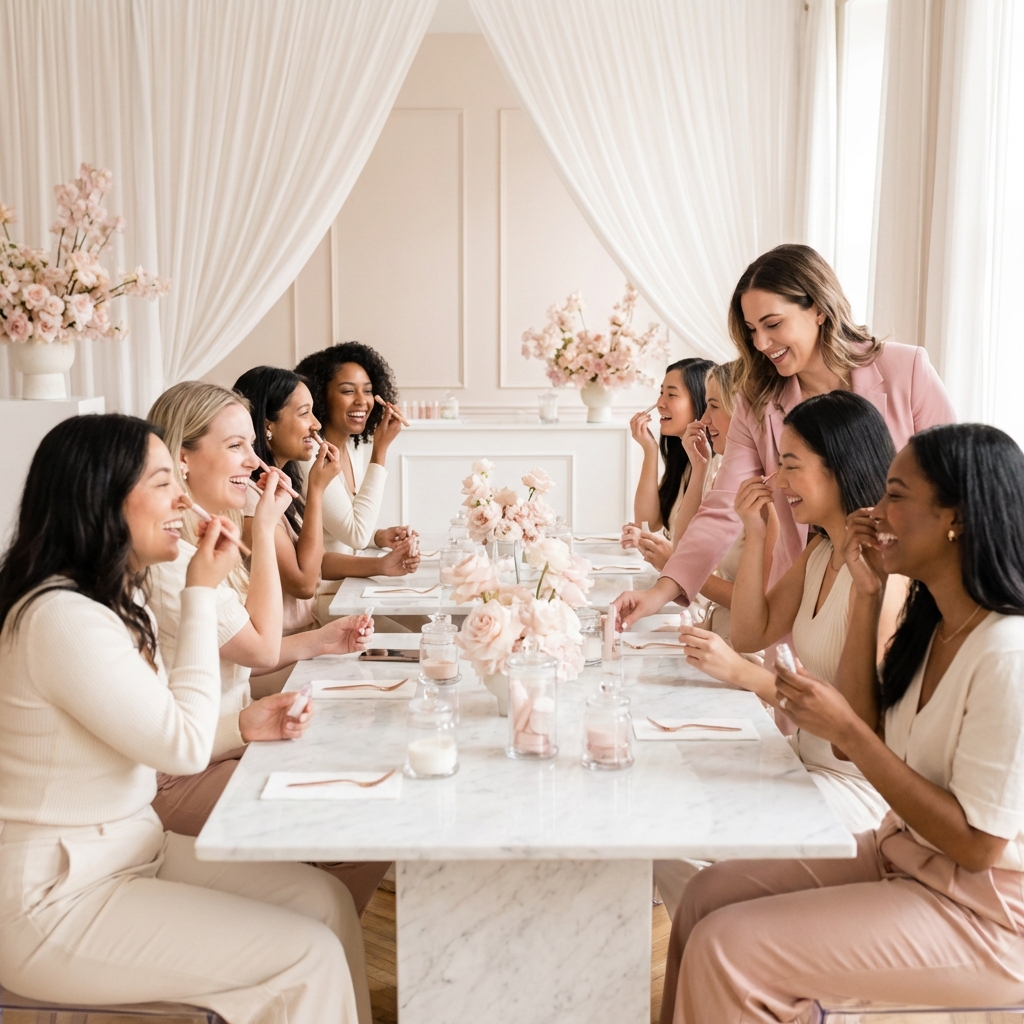 جلسة تدريب مكياج